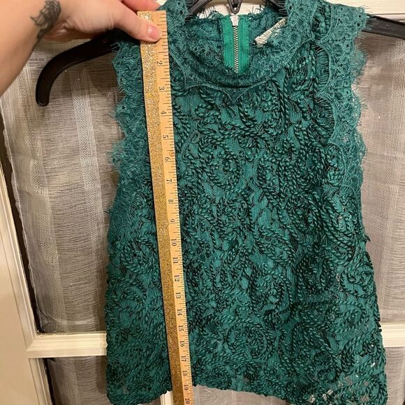 Zara 2017/2018 Winter Collection Green Lace Tank - Picture 9 of 10